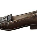 Life Stride  Womens Shoes Size 8 Brown Leather Round Toe Slip-On Flat Loafer Photo 0