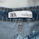 ZARA  Denim Cuffed Shorts - Size 4 Photo 4