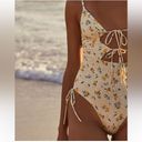 One Piece Bond-Eye Tied Together Lemon Gingham  Swimsuit Limonada NWT Small Photo 1