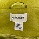 St. John’s Bay  Wool/Cashmere Pea Coat in Wild Green - size small Photo 2