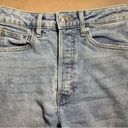 Divided H&M  Button fly dad jeans raw hems - Size 4  Photo 3