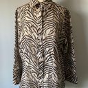 Westbound Zebra Printed Blouse Photo 0