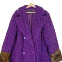 Eloquii  Bouncle Sherpa Teddy Coat Size 18/20 NWT Purple Photo 5