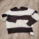 Treasure & Bond NWT  Black & White Striped Crew Neck Sweater Size XS Photo 2