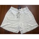 n:philanthropy  Coco Distressed Shorts in Vintage Bone Small New Photo 2