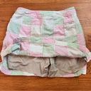 IZOD  Golf Plaid White Pink Green Seersucker Women's size 6 Skort Skirt Photo 4