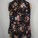 Gypsies & Moondust  Floral Sleeveless Blouse V Neck Photo 7