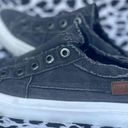 blowfish Womens   Malibu Sneakers Size 9.5 Gray Distressed Slip On Comfort Photo 0