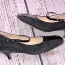 Kate Spade  black suede kitten heels size 6 Photo 0