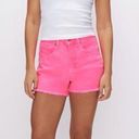 Good American  Pink Denim Shorts Photo 0