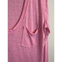 Free People  We The Free Betty Long Sleeve Tee Pink Slouchy Deep Scoop Neckline M Photo 5