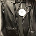 Princess Polly Faux Leather Blazer Photo 0