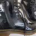 Dr. Martens  Boots Womens 5 Black Patent Leather Lace Up Combat 1460 Photo 5