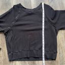 Paige  Daytona Chain Trim Casual Pullover Sweatshirt Black Silver Size Large Photo 4
