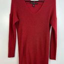 White House | Black Market WHBM Dark Wine Red Long sleeve Sweater Dress Size XS Photo 0