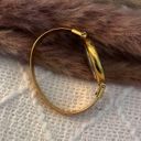 Gold Quartz Vintage Diamond Cuff Watch Photo 3