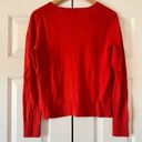 Loft  Red Button Front Cardigan, M Photo 1