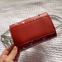 Disney Minnie Mouse  Parks Small Crossbody Bag Silver and Red BNWOT Photo 3