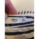 Mango MNG Womens Dress Button down Shirt Striped Size 4 Collar Mini Linen Blend Photo 7