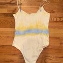 ZARA Satin Tie-Dye Bodysuit Photo 5