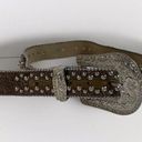 Blazin Roxx womens size Small bling faux leather rhinestone western belt NWOT Photo 3