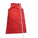 Everlane  Clean Cotton V-Neck Sheath Sleeveless Dress in Poppy Red sz 2 Photo 6