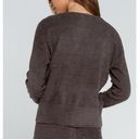 Full Tilt Cozy Button Womens Cardigan - Charcoal Photo 2