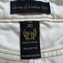 House of Harlow  1960 100% Cotton White High Rise Jean Shorts - 30 Photo 1