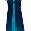 Jordan Taylor Ombré Dress Blue Small Photo 1