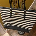 Tommy Hilfiger  navy striped oversized classic preppy carry-all tote bag Photo 3