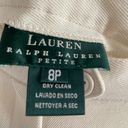 Ralph Lauren Lauren  Cream Ivory High Waisted Wool Pleated Cuffed Pants Trousers Photo 5