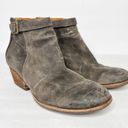 Kork-Ease  Maddelena Brown Nubuck Booties Distressed Vintage Women Size 8 Photo 1