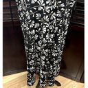 London Times  Women's Plus Black Geometric Tie Neck A Line Midi Dress 20 NWT Photo 3