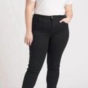 Universal Standard  Mid Rise Skinny Seine 27” Black Jeans Size 26 4x Photo 0