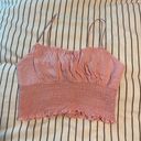 LA Hearts pink cinched crop tank Photo 3