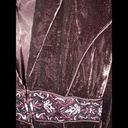 Laundry by Shelli Segal  Velvet Velour Brown Blazer with Floral Waist Size 4 Photo 3