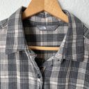 The North Face  Gray Plaid Flannel Shirt Photo 1