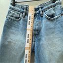 ZARA  TRF || High Rise Light Wash Straight Leg Jeans Sz 2 Photo 9