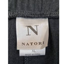 Natori  Black Lounge Drawstring Waist Capri Pants with Pockets Size XL Photo 2