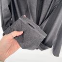 Zyia  Active Haze Yoga Shawl Wrap Pullover Dark Gray Medium Photo 3