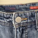 Pilcro  Anthropologie Slim Boyfriend Crop Jeans Patchwork Side Leg Distressed Zip Photo 8