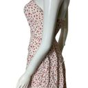 Olivaceous  ditsy floral sleeveless strapless shirred top mini dress Sm… Photo 1