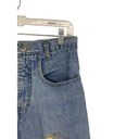 American Vintage Vintage 80s Jean Bermuda Shorts Womens 30" High Rise Applique Detail Light Wash Photo 1