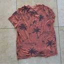 RVCA  RUCA Beach Scene Hawaiian Tropical Tee Sz Small Photo 3