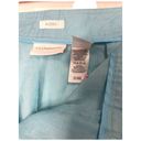 Liz Claiborne  Pants Womens 14 Linen Audra Wide Leg Beach Lagenlook Mint Blue Photo 6