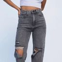 PacSun Washed Black Ripped '90s Boyfriend Jeans Photo 0