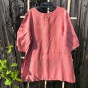 Bryn Walker  linen Red top M Photo 4