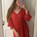 She & Sky BNWT  rust quarter sleeve dress  Photo 0