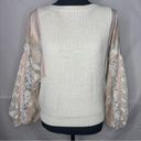 Anthropologie  Pilcro Martine Peasant Sleeve Sweater Size Small Photo 1