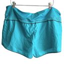 Danskin  Layered Running Shorts XXL Plus Size 20 Semi-fitted Turquoise Blue Photo 2